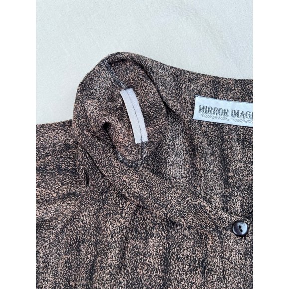 Vintage leopard button up blouse - Picture 9 of 9